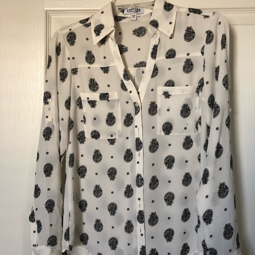 Express Original Fit Portofino Blouse